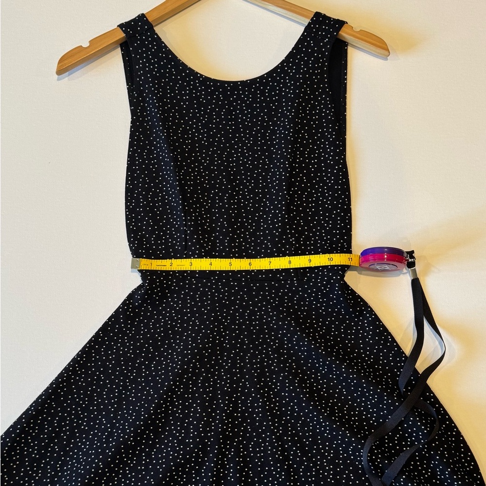 American Apparel Polka Dot Print Skater Dress - Picture 5 of 7